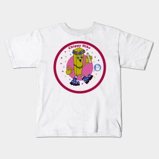 Mrs Chippy Hike Badge Kids T-Shirt